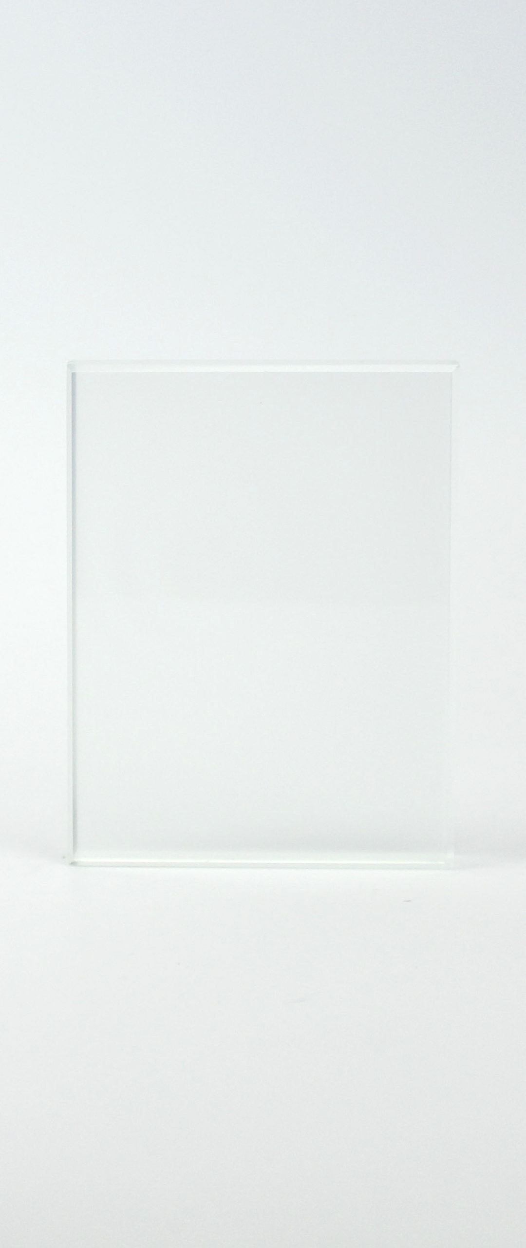 Soft White Translucent Glass Sample