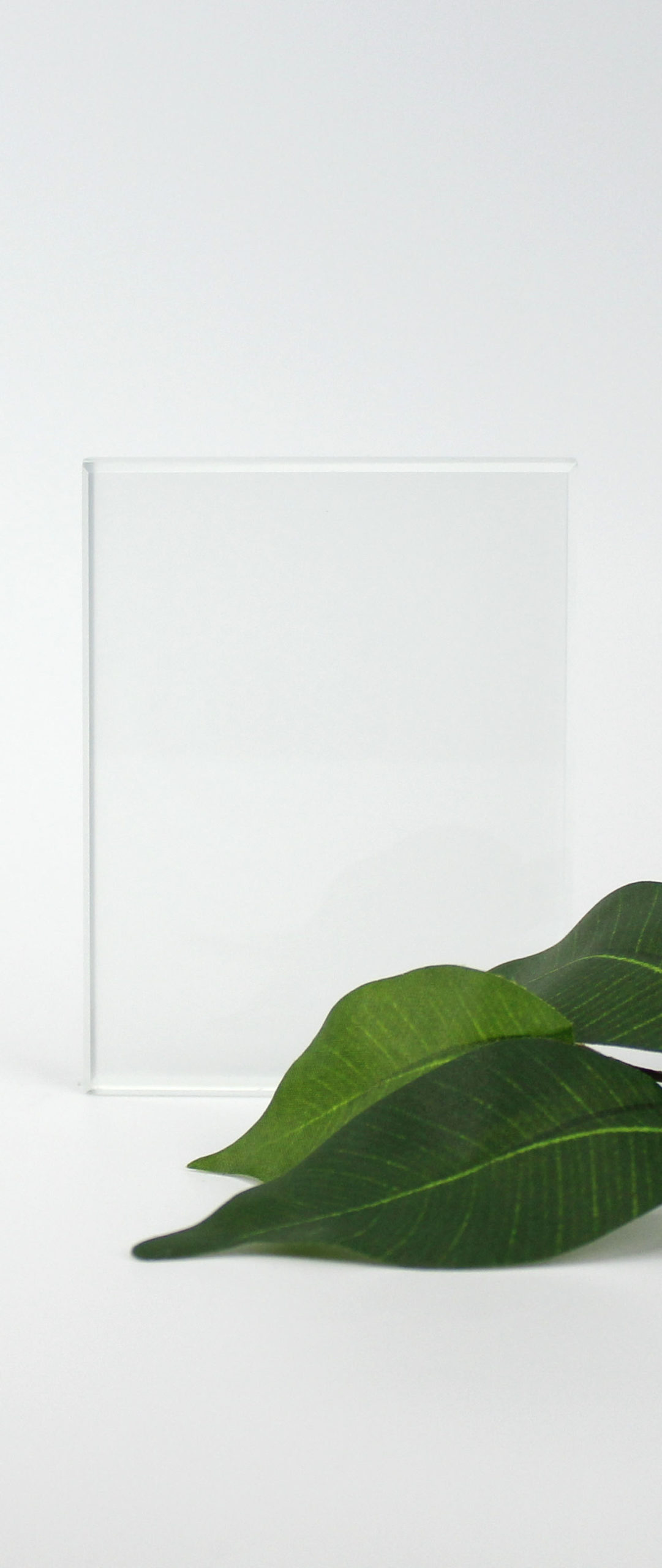 Soft White Translucent Glass Sample