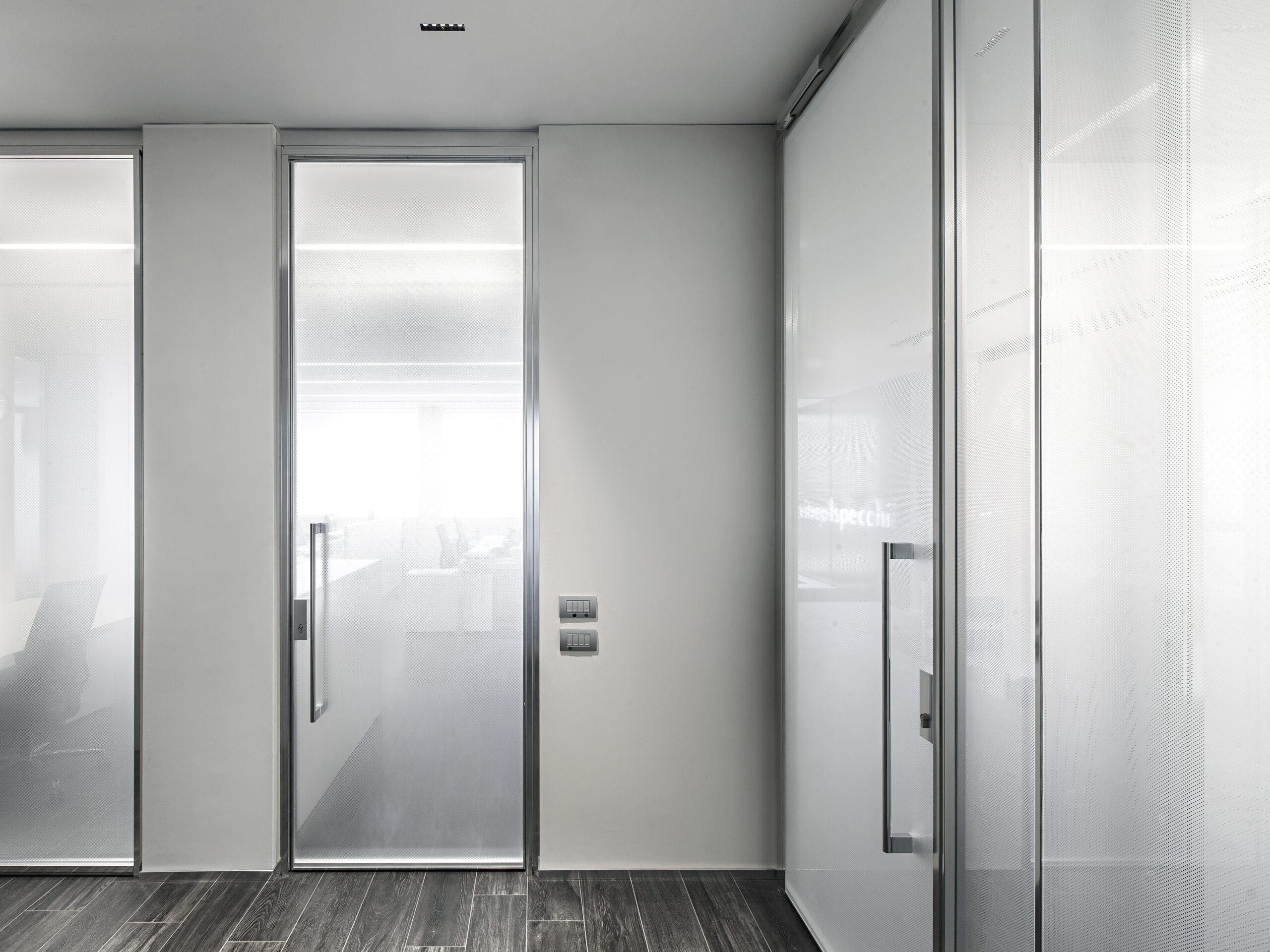 glass door